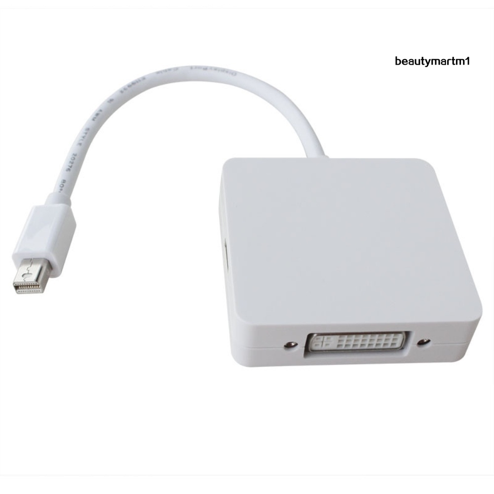 Cáp Chuyển Đổi 3 Trong 1 Từ Cổng Dp Thunderbolt Sang Dvi Vga Hdmi-Compatible Cho Macbook