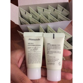 Sữa rửa mặt Mamonde Lotus Micro Cleansing Foam Mini