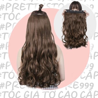 💕 TÓC KẸP  💕 TÓC GIẢ KẸP PHÍM XOĂN 50CM