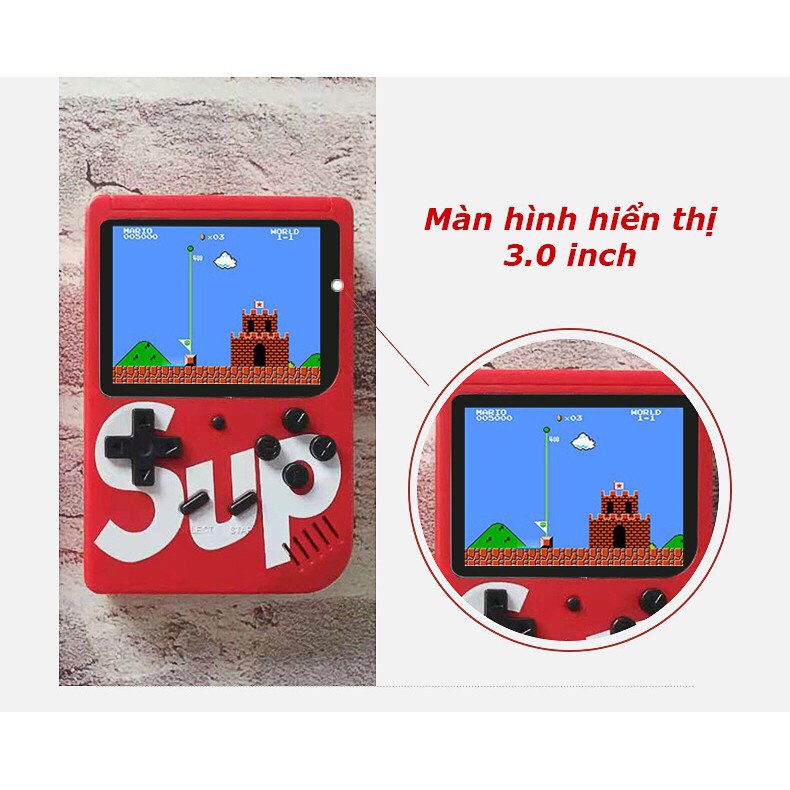 Máy Chơi Game SUP 400 trò chơi  [TẶNG KÈM TAY CHƠI GAME] SUP400 Cầm Tay G1 Plus 400 In 1 - HƠN 400 TRÒ CHƠI | WebRaoVat - webraovat.net.vn