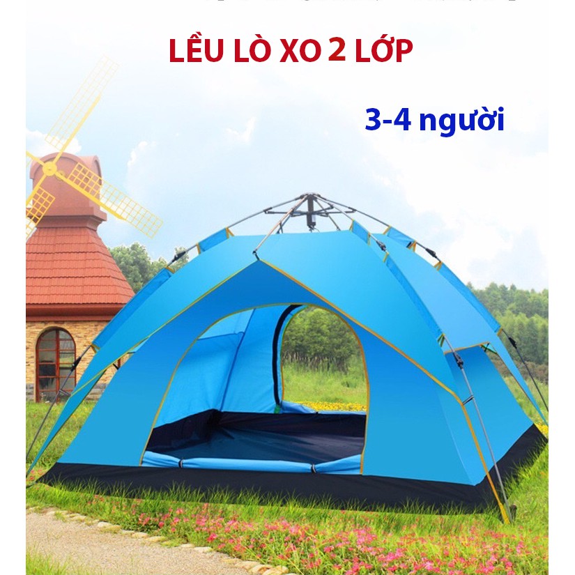 Lều cắm trại, dã ngoại, đi phượt, du lịch tự bung 3 - 5 người chống thấm nước, chống tia tử ngoại, nhiều kích thước | BigBuy360 - bigbuy360.vn