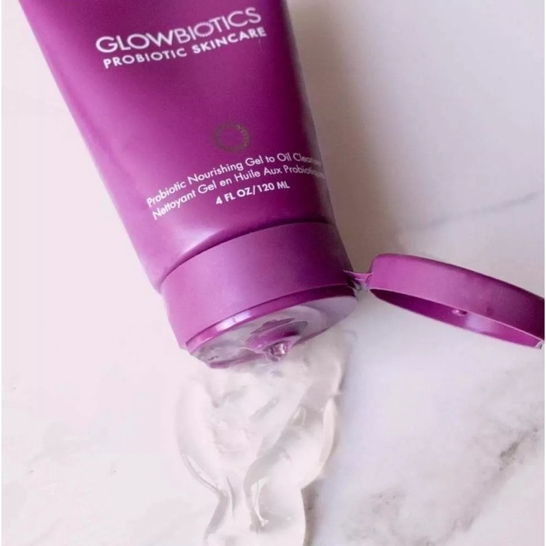 Gel tẩy trang Glowbiotics Probiotics Nourishing Gel To Oil Cleanser
