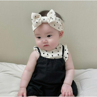 Set yếm chấm bi Partybebe Hàn Quốc cho bé