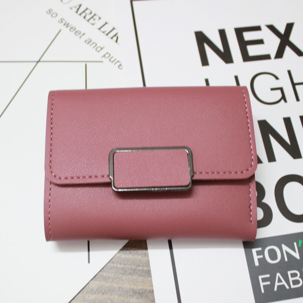 Ví Nữ 🍎FREESHIP🍎 Bóp Ví Nữ Hàn Quốc Đựng Tiền Mini Gấp 3 Bỏ Túi Giá rẻ, Nhiều Ngăn Siêu Tiện Dụng VT01 | BigBuy360 - bigbuy360.vn