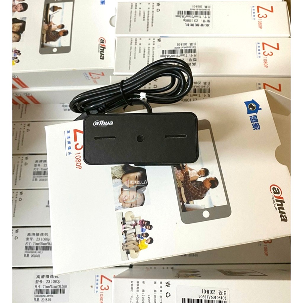 Webcam Dahua Z3 Có Mic và lọc được tạp âm chống tiếng ồn Chất Lượng 1080p Cho Học Sinh Giáo Viên Livestream