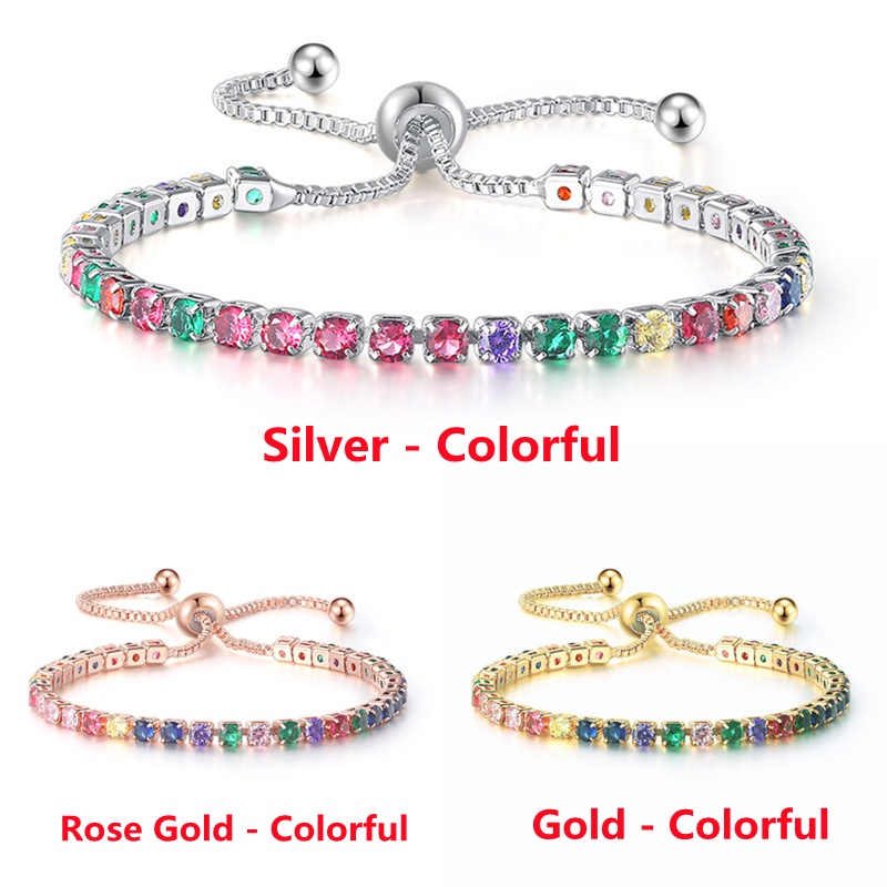 Vòng Tay Pandora Mạ Bạc 925 Đính Đá Zirconia Thời Trang Cho Nữ