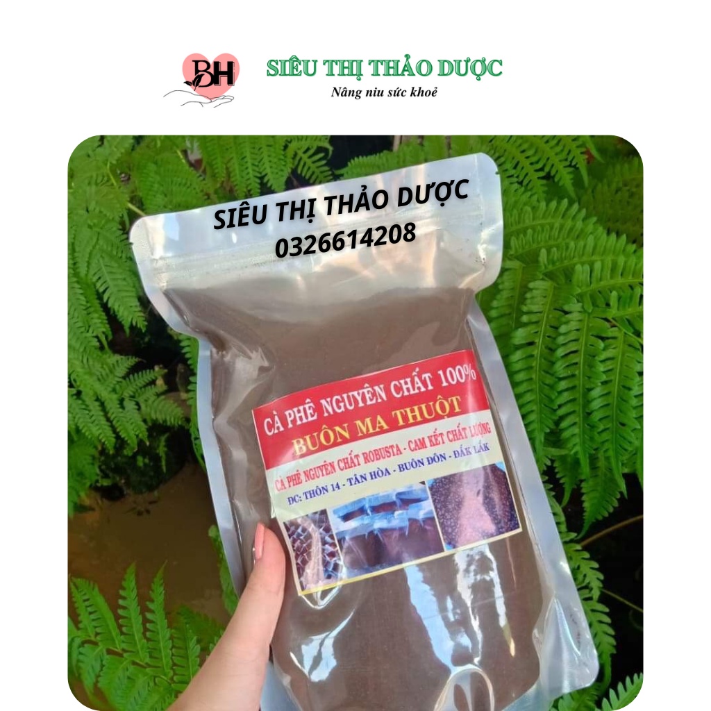 Cà phê rang xay nguyên chất ĐĂK LĂK loại đặc biệt không pha trộn thơm ngon chuẩn vị uống là nghiền túi 1KG