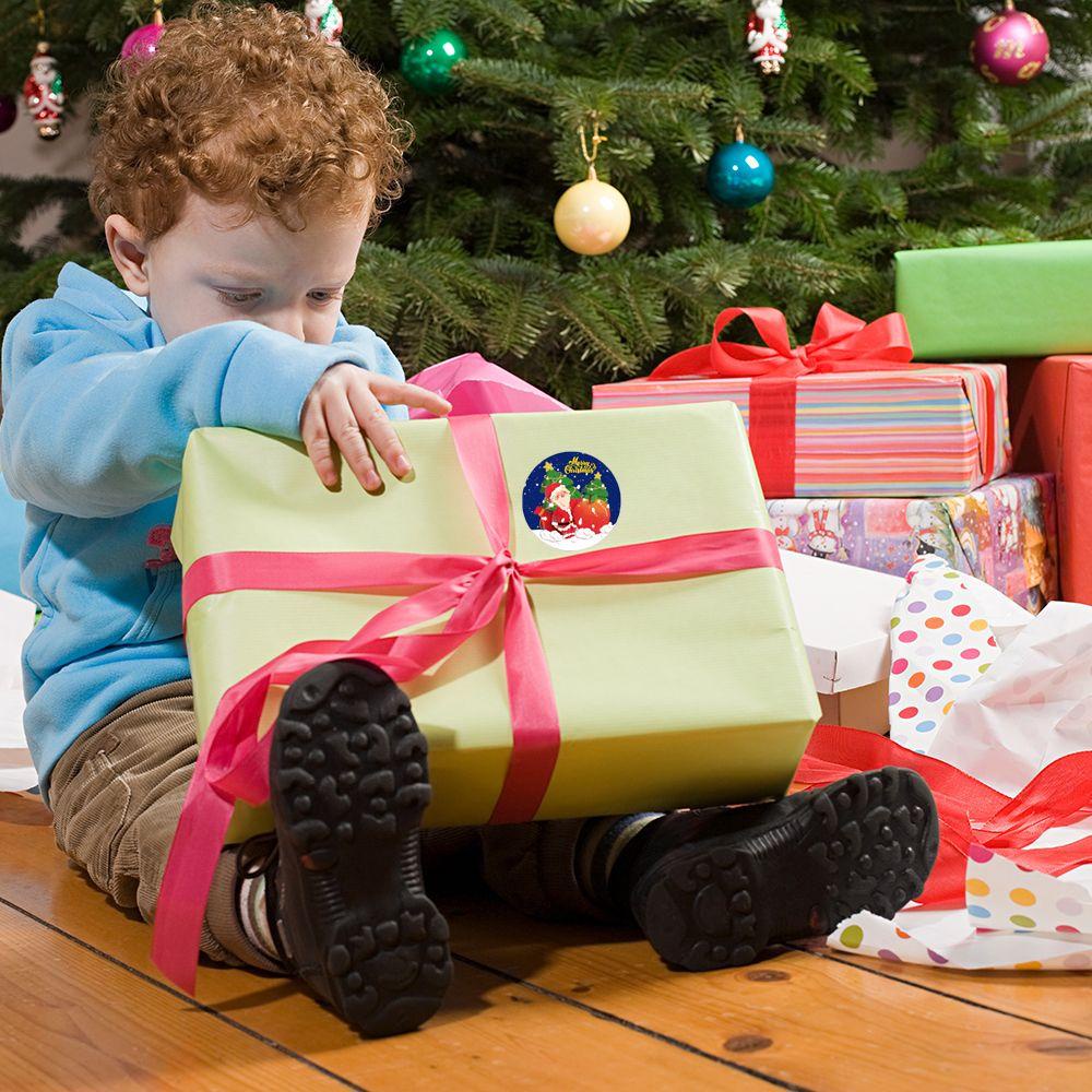 DORAW Sticker Dán Trang Trí Bánh Quy Đa Năng Hình Ông Già Noel