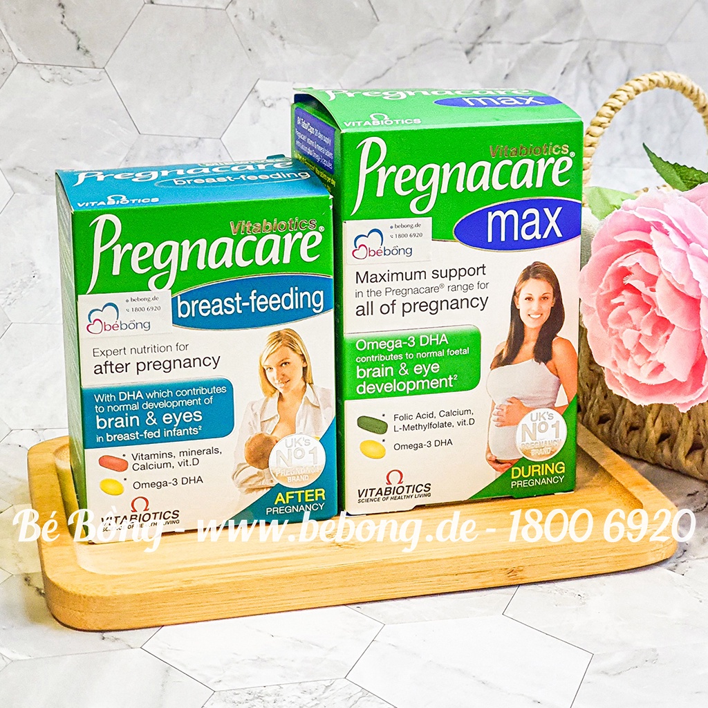 Vitamin bầu Pregnacare Max Anh 84 viên