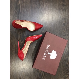 [PASS] Giày Cao Gót Big Tree Màu Đỏ Size 37 - New