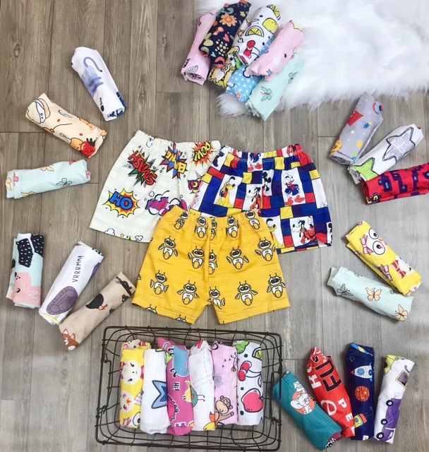 Set 10 Quần chục cotton giấy thái lan