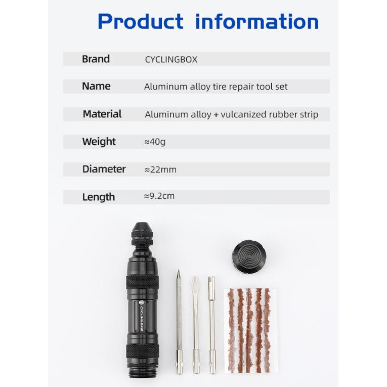 Bộ Tool Vá Vỏ Tubeless Xe Đạp T035