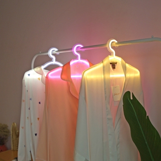 Large LED Neon Coat Hanger Neon Night Light Neon Sign with Transparent Acrylic Back Panel Decoration For Home