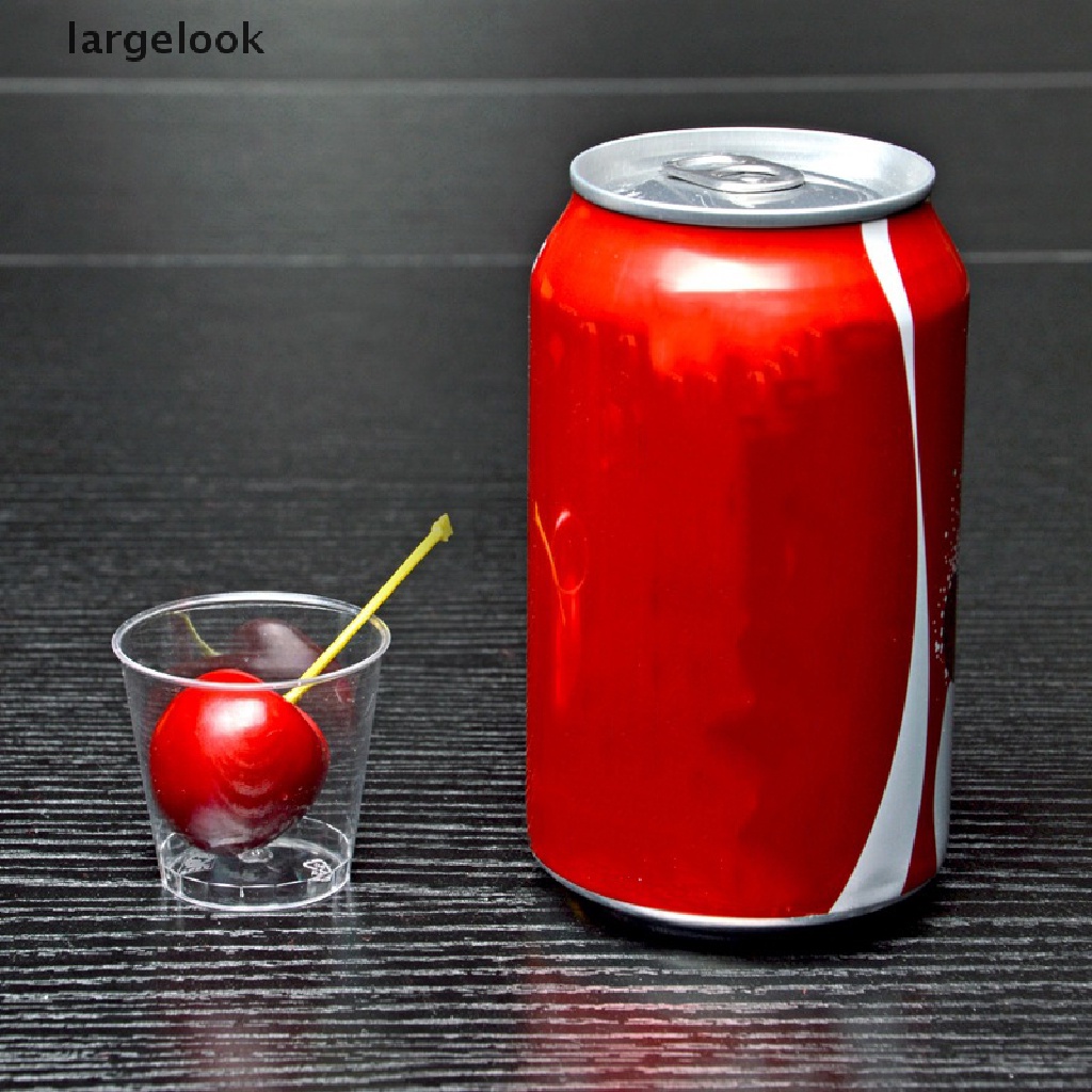 Set 50 Cốc Mini Bằng Nhựa Trong Suốt Dùng Một Lần Để Chụp Ảnh Trong Các Bữa Tiệc ♨Nóng Bỏng