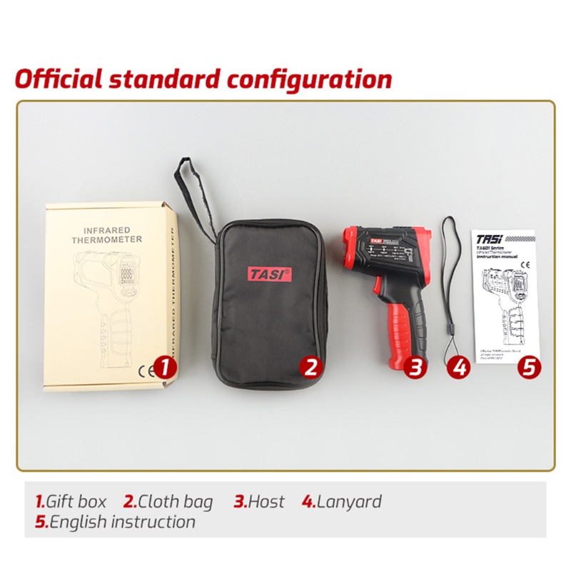 Nhiệt Kế IR Kỹ Thuật Số Cầm Tay Không Tiếp Xúc Phù Hợp Cho Chảy Kim Loại