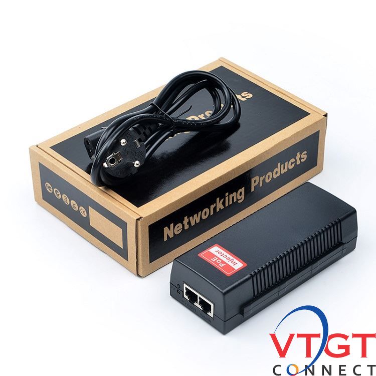 Nguồn PoE Camera 48V dùng cho Wifi Unifi, Ruckus, Grandstream
