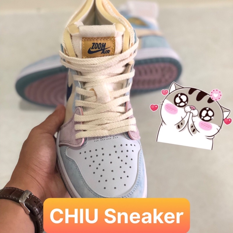 Giày thể thao jd1 high zoom CMFT celestine blue giày Sneaker Jordan 1 zoom blue xanh da trời