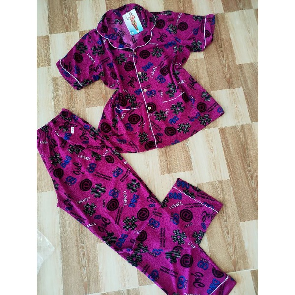 Bộ pijama tay ngắn quần dài thun aty đẹp