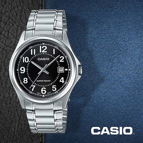 Đồng Hồ Casio Nam MTP-1401D-1ADF Dây Kim Loại - Nền Mặt Màu Đen - Chống Nước - ĐỒNG HỒ ĐẠI CHÚNG