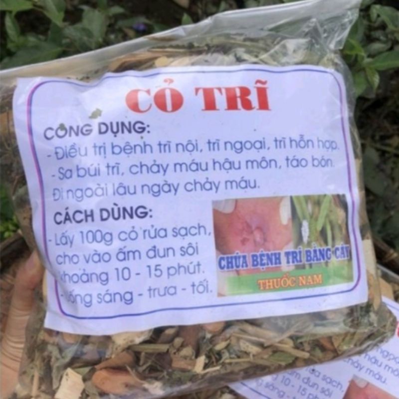 Cỏ trĩ phơi khô 1kg