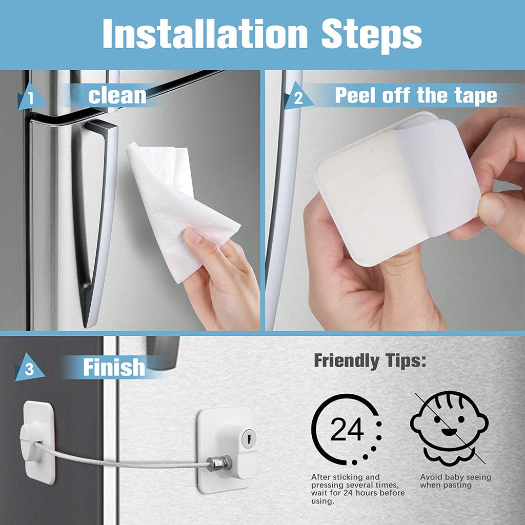 Ổ Khóa Mật Khẩu Kỹ Thuật Số An Toàn Cho Trẻ Sơ Sinh