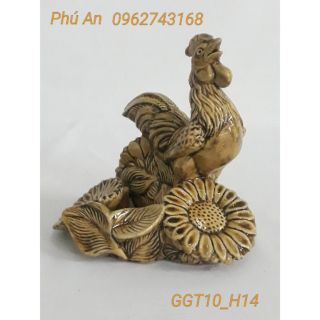 Gà gạt tàn_ gốm sứ bát tràng