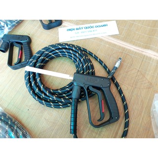 Súng xịt rửa hơi nước nóng kèm dây silicon chịu nhiệt 10 mét