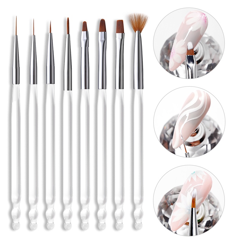 Cọ vẽ móng tay nghệ thuật acrylic UV UR SUGAR chất lượng cao