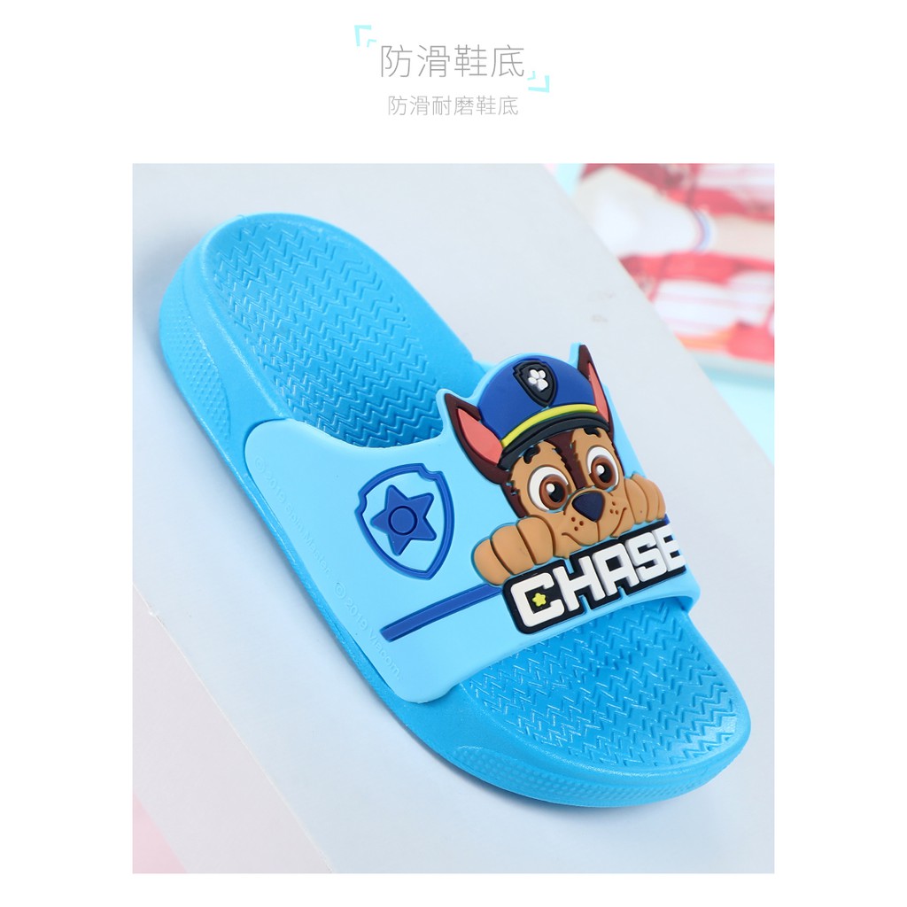Dép Nhựa Pvc Mềm Chống Trượt Thoáng Khí In Hình Paw Patrol Dành Cho Bé Từ 2-12 Tuổi