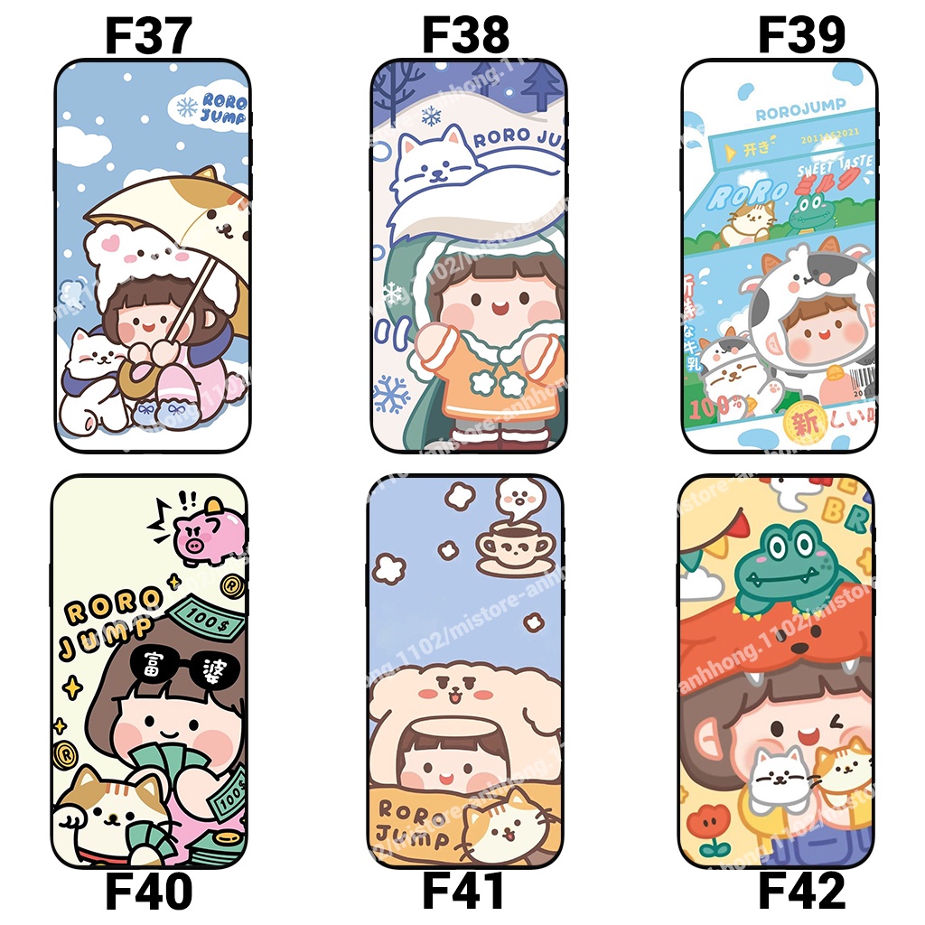 Ốp lưng SAMSUNG GALAXY A6 - A8 2018 - A6 PLUS - A8 PLUS - J6 - J6 PLUS - J8 2018 in hình hoạt hình Roro