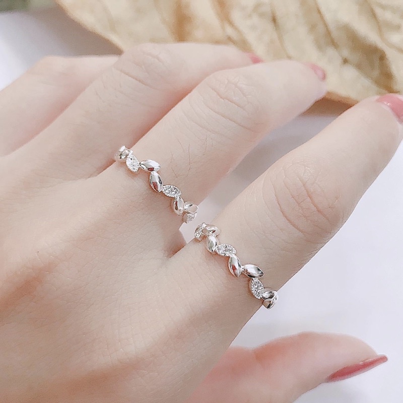 Nhẫn nữ Bạc ta sáng bóng , sang chảnh , giá rẻ - Vàng Bạc Khải Khải