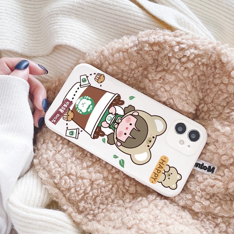Ốp Lưng Iphone Viền Vuông Hình Cô Gái Girl 7plus/8/8plus/x/xs/xs max/11/11pro/11 promax/12 /12pro/12 pro max