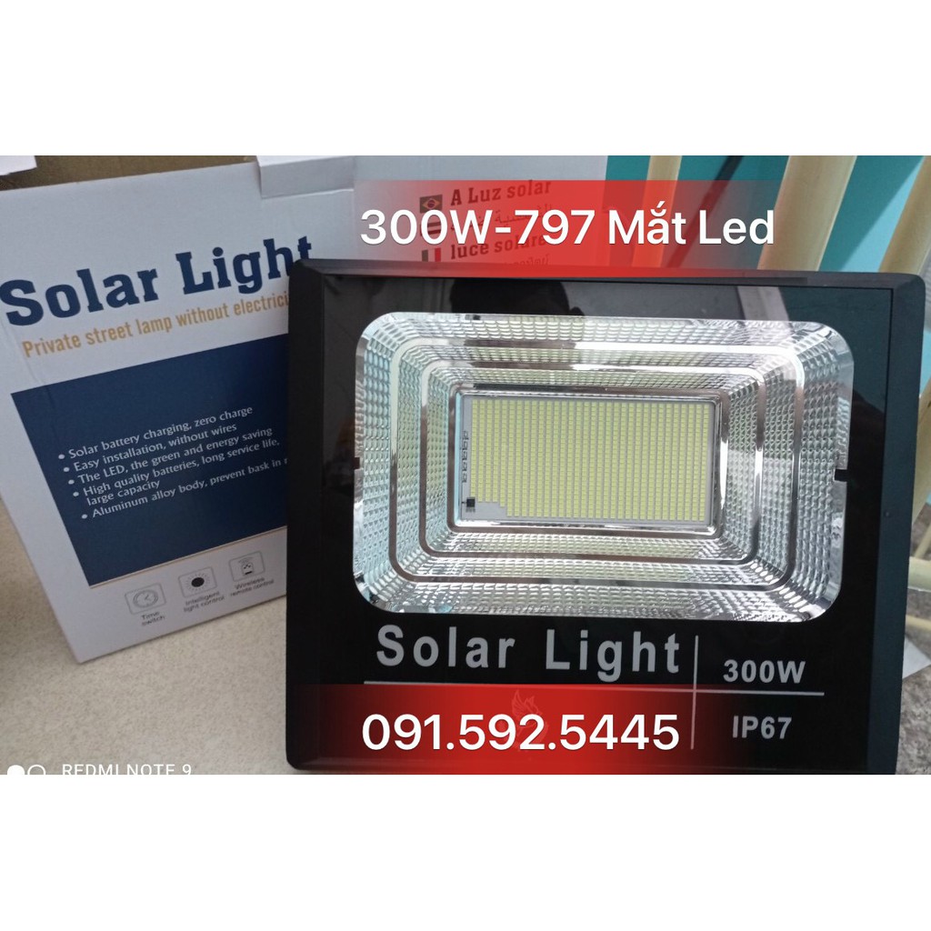ĐÈN NĂNG LƯỢNG MẶT TRỜI 300W,CHUẨN IP67, VỎ NHÔM ĐÚC. | BigBuy360 - bigbuy360.vn