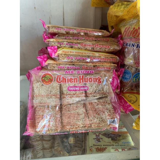 Hàng date mới Mè xửng dẻo Thiên Hương 250g (date luôn mới) - Đặc sản Huế