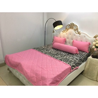 Drap thun ❤️FREESHIP❤️ga thun lạnh Hàn Quốc 2 màu (1 ga, 2 áo nằm, 1 áo ôm)