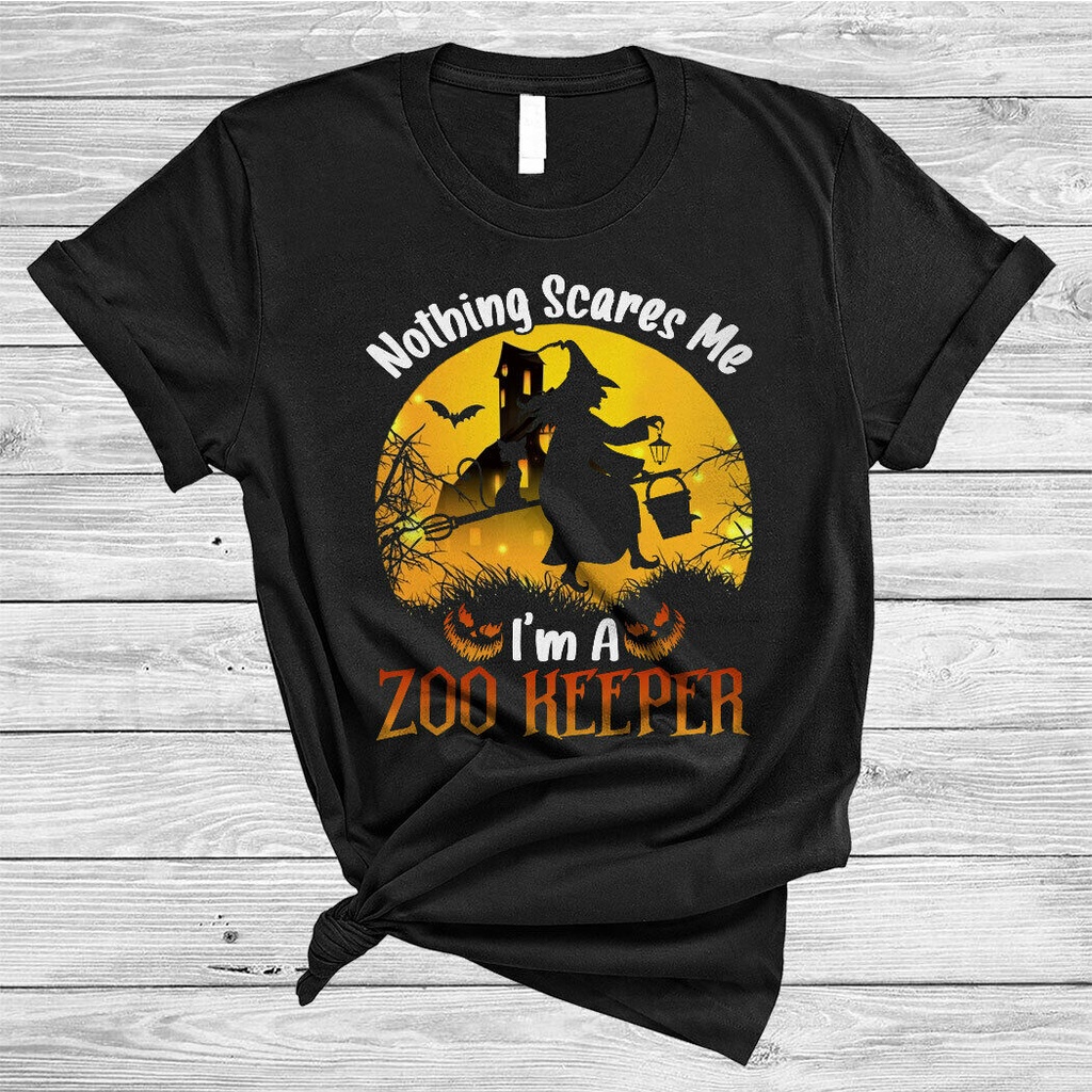 Áo Thun In Chữ I 'M A Zoo Keeper Halloween Dành Cho Cặp Đôi