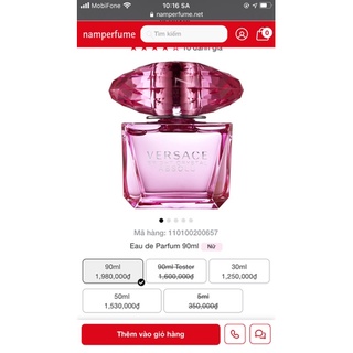 Nước hoa Versace Bright Crystal Absolu