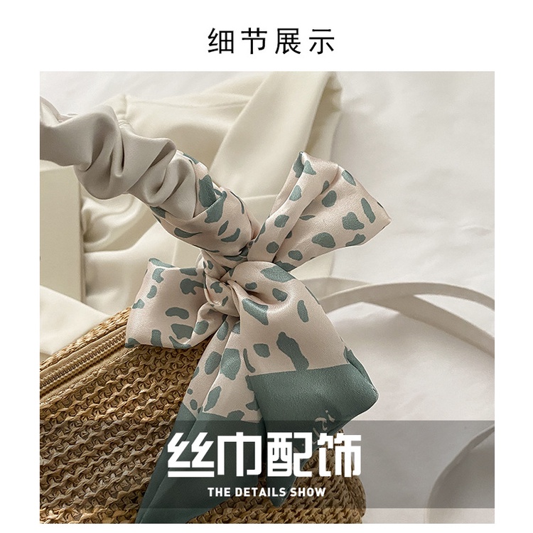 Túi xách nữ JASMIN NOIR đan cói đơn giản thời trang
