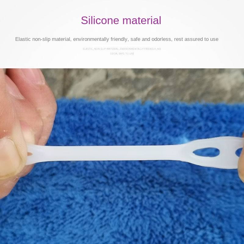 Miếng silicon giữ cố định móc treo quần áo chống trượt chống gió chống rơi tiện lợi