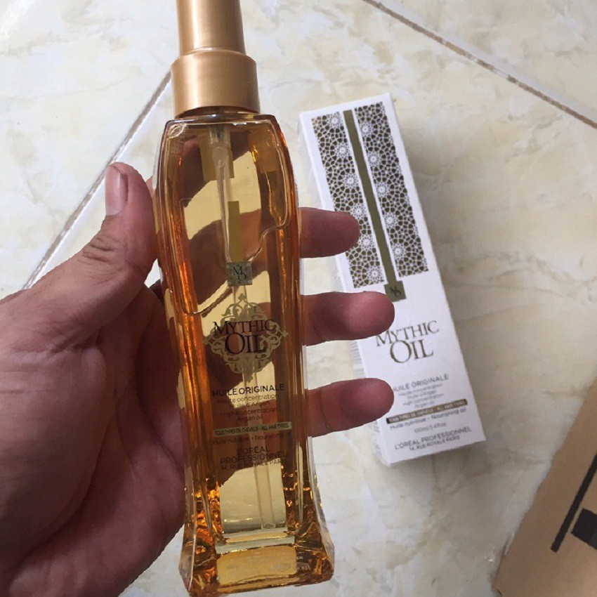 #l'oreal_pháp Tinh dầu dưỡng bóng mượt tóc Loreal Mythic Oil Nourishing Serum 100ml [Sale giá chuẩn]