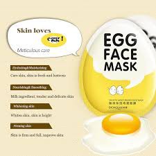 Lẻ 1 miếng mặt nạ Bioaqua Egg Face Mask (trứng vàng)