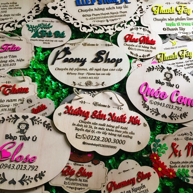 Bảng gỗ tên shop chụp ảnh kabi | BigBuy360 - bigbuy360.vn