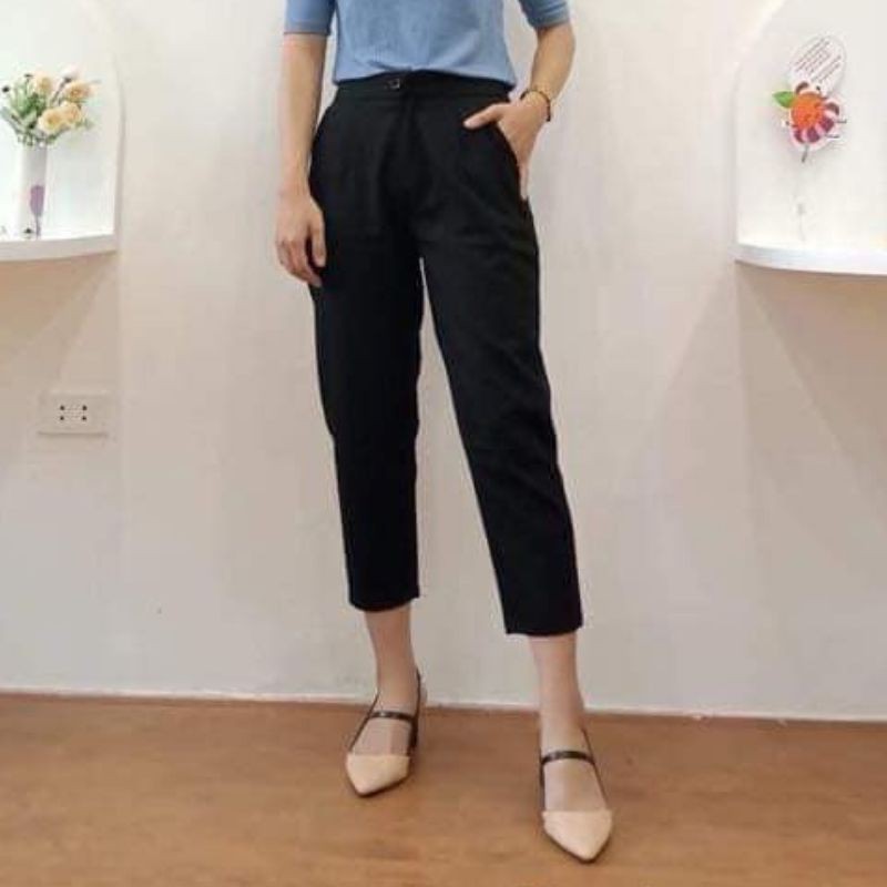 Quần Baggy Đũi💖𝑭𝑹𝑬𝑬𝑺𝑯𝑰𝑷💖Quần Đũi Vải Cao Cấp Dày Dặn Không Nhăn Không Co Dúm Khi Giặt | BigBuy360 - bigbuy360.vn