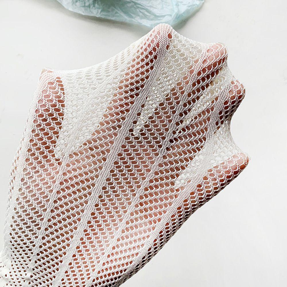 EXPEN Vớ Lưới Xuyên Thấu Co Giãn Mềm Mại Thoải Mái Màu Kẹo Cho Nữ