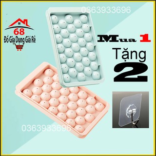 Khay làm đá viên tròn 33 viên thông minh có thể làm đá hoa quả làm thạch chất lượng cao cấp ~ Đồ gia dụng giá rẻ