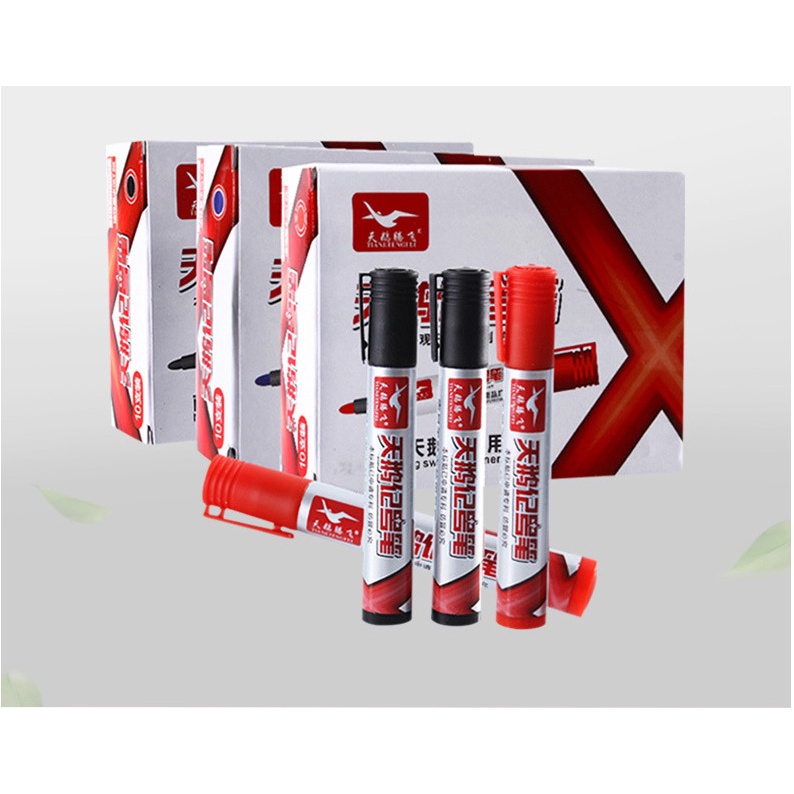 Bút lông dầu không xóa được - dạ dầu 8838 cao cấp 3 màu đỏ/xanh/đen - dùng cho nhà xưởng, văn phòng - HOKAMI STORE