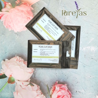 Mặt nạ đất sét hoa hồng Puretas gói 10g