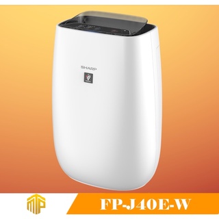 Máy lọc không khí Sharp FP-J40E-W (Hàng chính hãng, Cảm biến bụi PM2.5, Nhập khẩu Thái Lan, Diện tích 30m2)