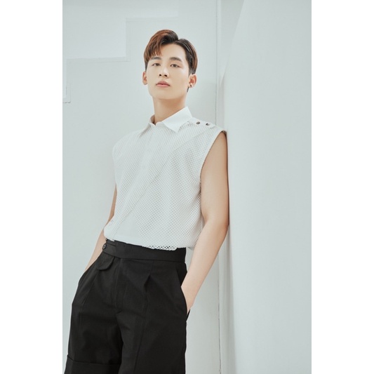 ÁO SƠ MI NAM BA LỖ LƯỚI KHUY