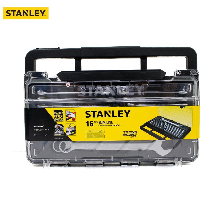 Bộ cờ lê vòng miệng 16 chi tiết Stanley STMT74897-8C